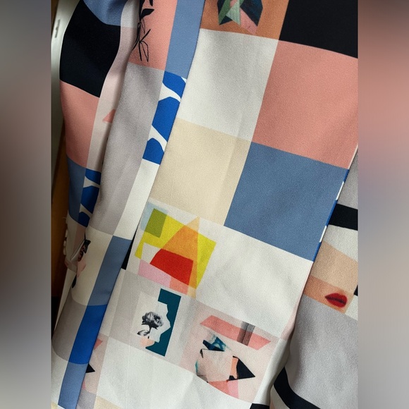 Abstract Multicolour Blazer - Picture 3 of 3